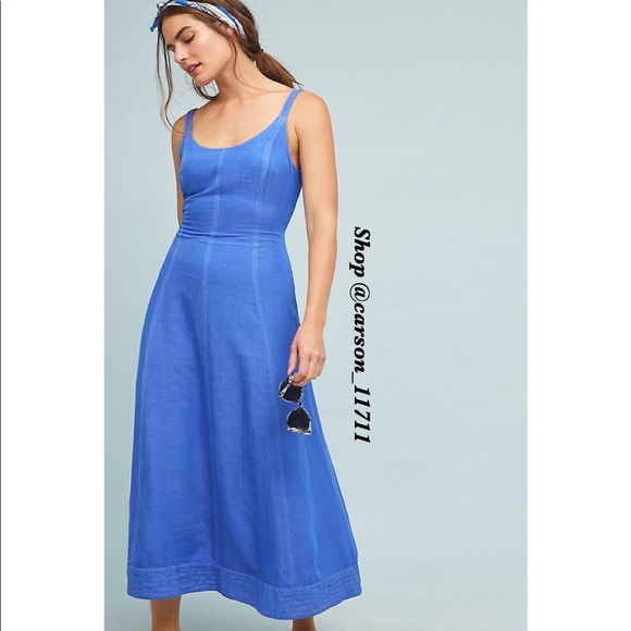 NWT Anthropologie Elseby Lace Up Dress XS - Picture 2 of 4